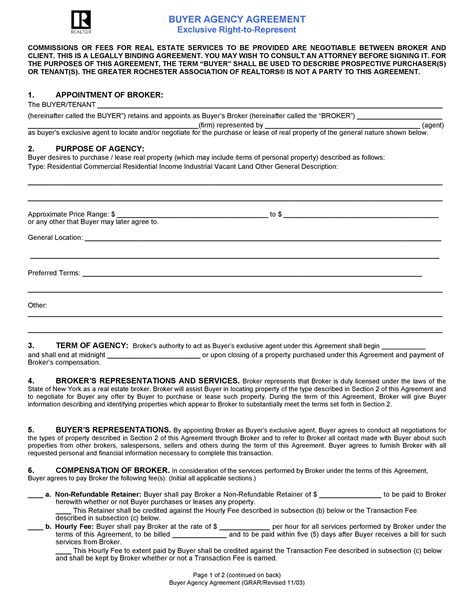 Free Agency Agreement Templates Ms Word Templatelab