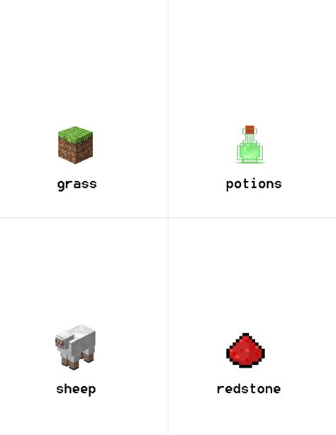 Printable Minecraft Signs