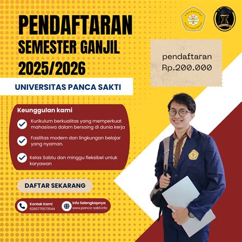 Kuliah Sambil Kerja Universitas Panca Sakti Kuliah Karyawan