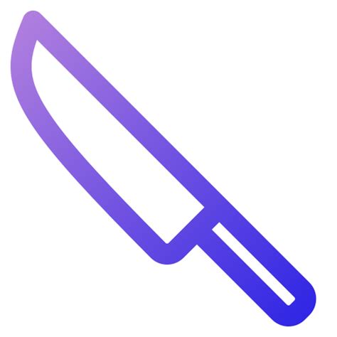 Icono De Cuchillo Generic Gradient