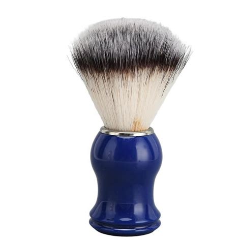 Atyhao Brosse à raser Blaireau à Manche Bleu Rasage Confortable avec