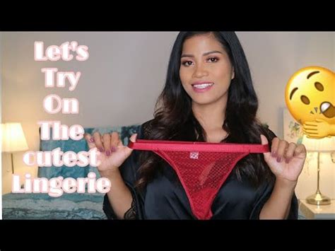 Try On Haul Tiny See Through Lingerie G StringTransparent Thong Panty Haul Multi Yellow Colour