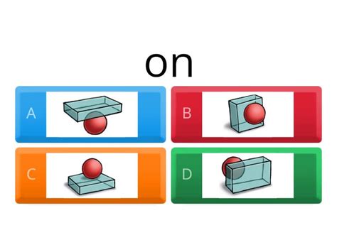 Prepositions Of Place Cuestionario