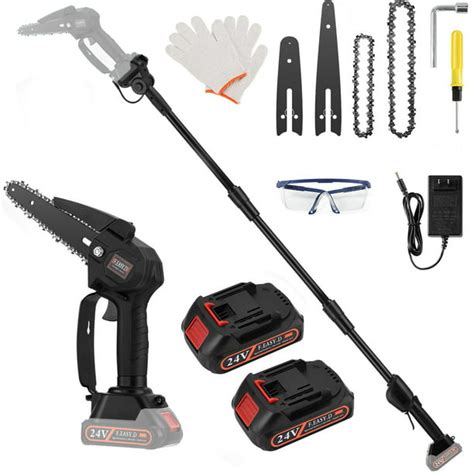 2 In 1 Cordless Pole Saw Mini Chainsaw And Cordless Pole Saw 6inch 4inch With Retractable