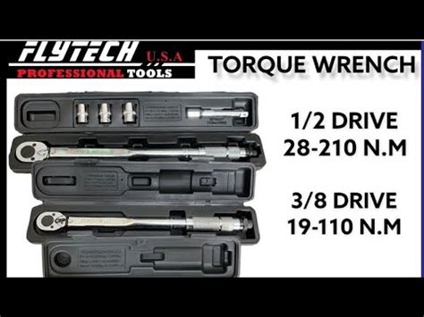 Drive Flytech Torque Wrench Nm Tutorial And Review Youtube