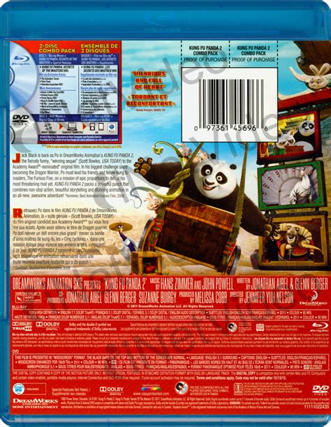 Kung Fu Panda 2 Blu Ray Dvd Digital Copy Blu Ray Bilingual On