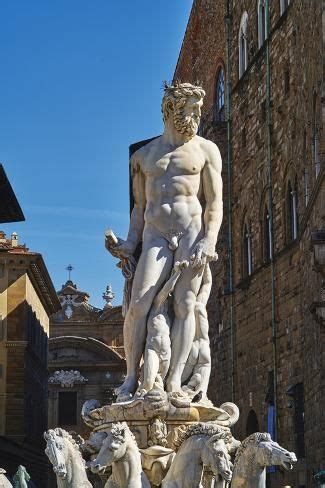 Fountain Of Neptune By Bartolomeo Ammannati In Piazza Della Signoria