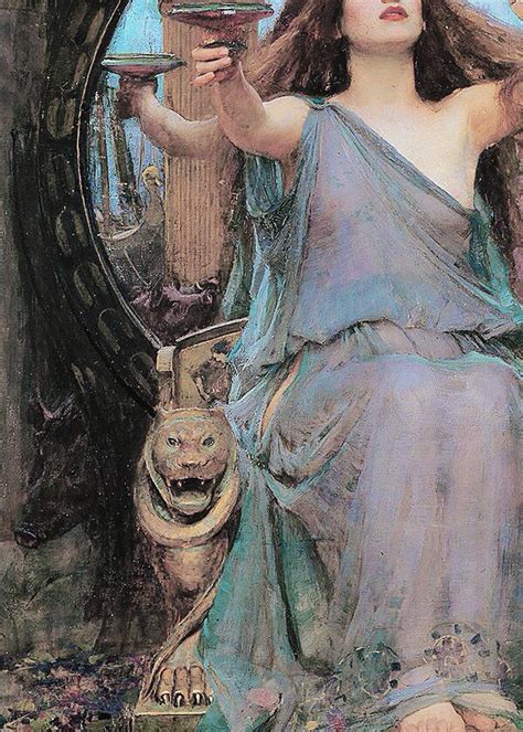 In Dreamland Circe Offering The Cup To Ulysses John William