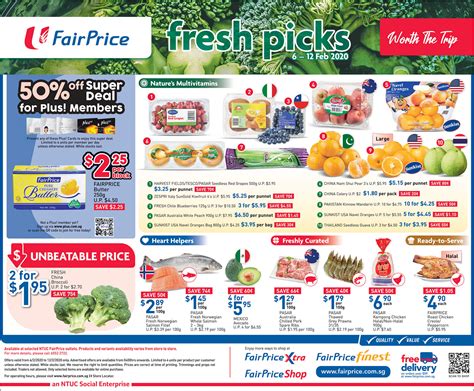 Ntuc Fairprice Sg Your Weekly Saver Promotions 6 12 Feb 2020 Why Not Deals