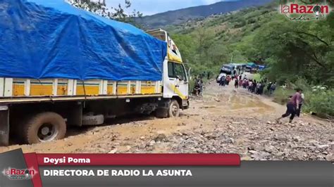 Lluvias generan problemas en las rutas a los Yungas de La Paz La Razón