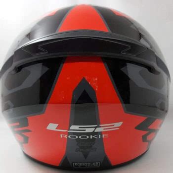 Ls Ff Rookie Mein Gloss Black Red Full Face Helmet Custom Elements