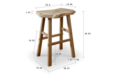 Live Edge Bar Stool Walnut Wood Naturalcolor And Size Vary Etsy