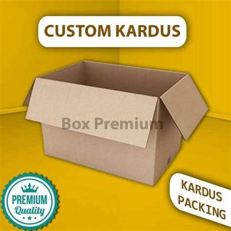 Jual Custom Kardus Dus Box Packing Packaging Kemasan Kotak Berbagai