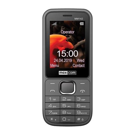 Telefon GSM MAXCOM MM142 czarny|-Telefony i Smartfony