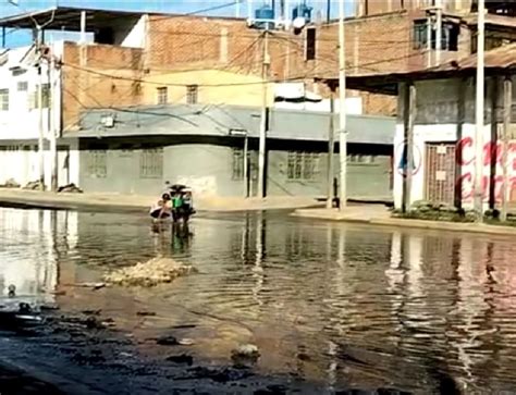 R O Tumbes Se Desborda E Inunda Calles Y Viviendas En Zona Urbana De La