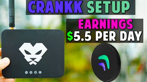 Crankk Crypto Miner Setup Guide My Earnings Price Prediction Youtube