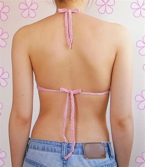 Halter Crochet Bikini Top Pattern Easy Level Bikini Top In Colors Betty Bikini Top Crochet