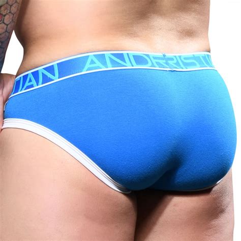 Andrew Christian Almost Naked Fly Tagless Briefs Electric Blue INDERWEAR