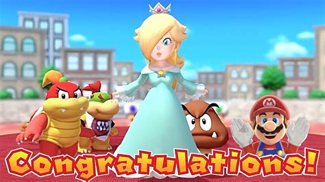 Super Mario Party Square Off Rosalina Vs Bowser Jr Vs Pom Pom Vs Goomba