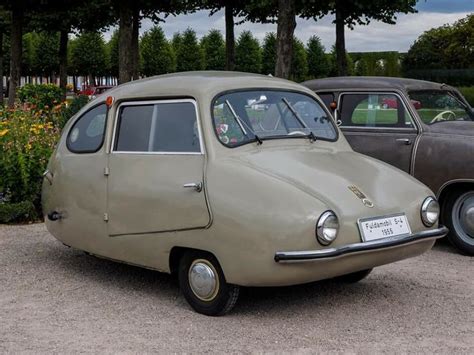 German microcars of the 1950s. Fuldamobil S-4. | Auto moto, Auto, Moto