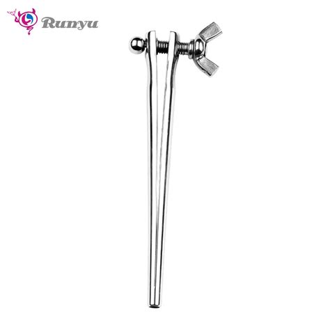 Adjustable Stainless Steel Urethral Catheter Plug Penis Sounding Hollow