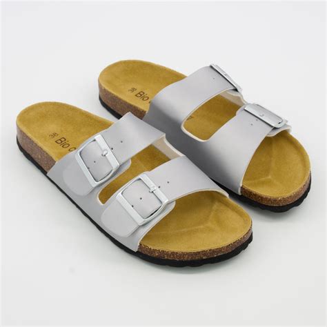 Silver Tone Double Buckle Sandals Tk Maxx Uk