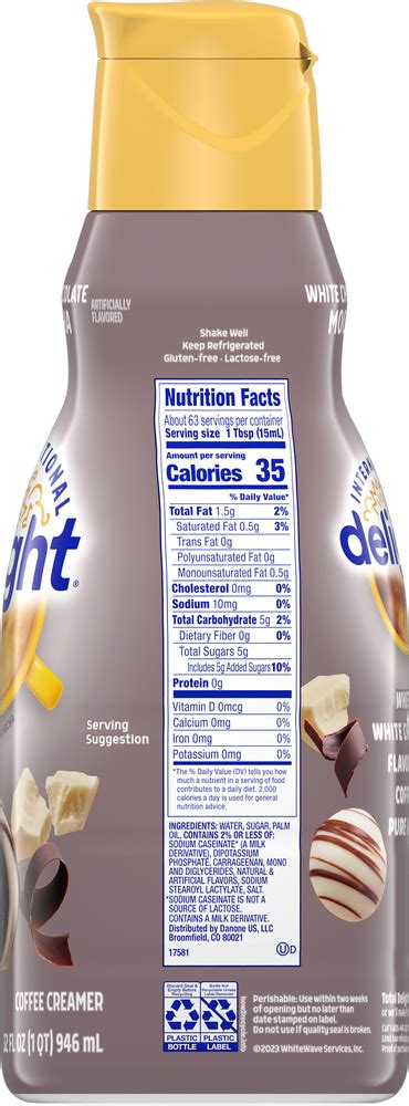 International Delight Coffee Creamer White Chocolate Mocha Planogram Right