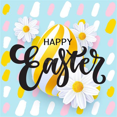 Happy Easter Vector Banner Design Eps File Stock Vector