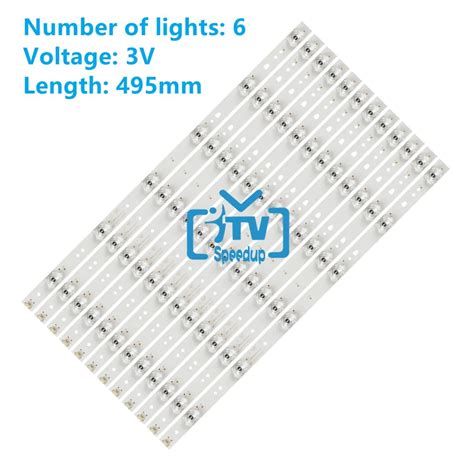 Tiras LED Para TV PIONEER 50 PLE 5006FHD Kit De 12 Piezas Novedad De