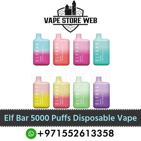 Best Elf Bar 5000 Puffs Disposable Vape Price In UAE