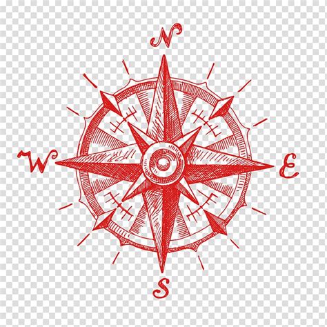 Nautical Chart Maritime Transport Map Compass North Nautical Flags Red Navigation Compass Star