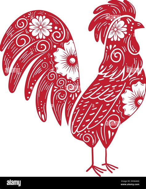 chinese zodiac rooster animal Stock Vector Image & Art - Alamy