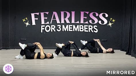 YKM LE SSERAFIM FEARLESS 2024 VERSION Dance Practice 3 Members