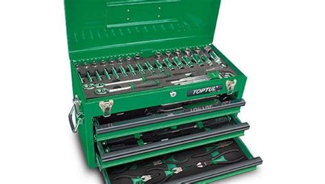 Toptul GCAZ0024 82PCS PROFESSIONAL MECHANICAL TOOL SET W 3 DRAWER