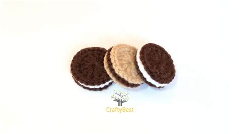 Crochet Oreo Cookies Free Pattern And Video Tutorial Craftybest