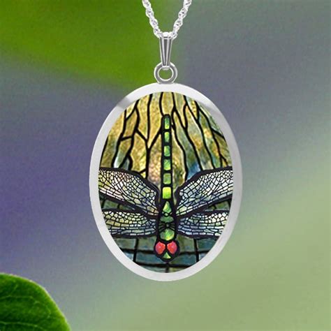 Tiffany Dragonfly Large Pendant – Lovell Designs Jewelry in Maine