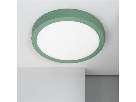 Plafoniera Led W Circolare Alluminio Mm Slim Cct Selezionabile