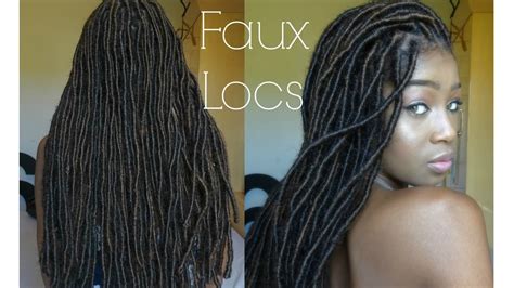 Faux Locs Tutorial Turn A Beginner Into An Expert Blaqueroses Youtube