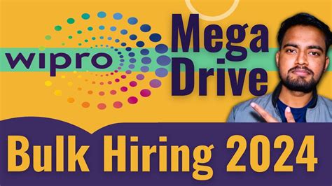 Wipro Recruitment 2024 Wipro Walk In Drive 2024 Wipro Jobs