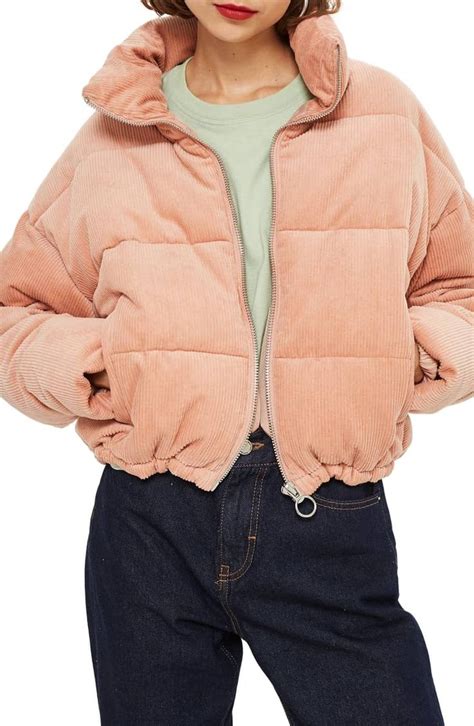 Topshop Corduroy Puffer Jacket Nordstrom Corduroy Puffer Jacket