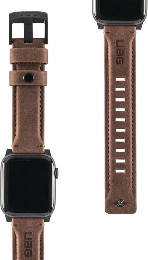 Uag Leather Strap Band Voor De Apple Watch Series T M Se