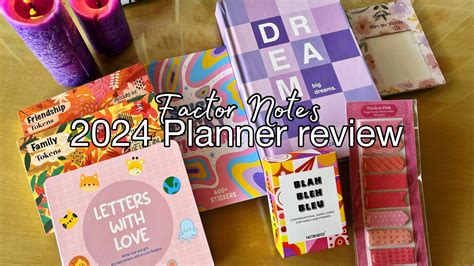 Factor Notes 2024 Planner Unboxing And Review Freebies And Stickers