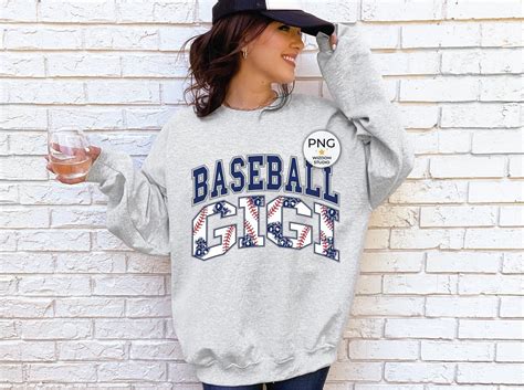 Baseball Gigi Png Image Baseball Varsity Curved Navy Blue Design