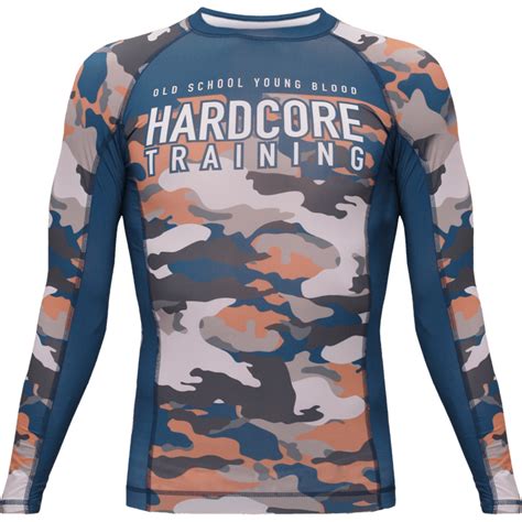 Рашгард Hardcore Training Camo LS hctrash купить в интернет магазине Fightwear