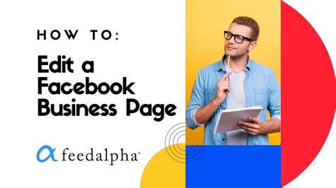 How To Edit A Facebook Business Page Feedalpha Social Media Automation