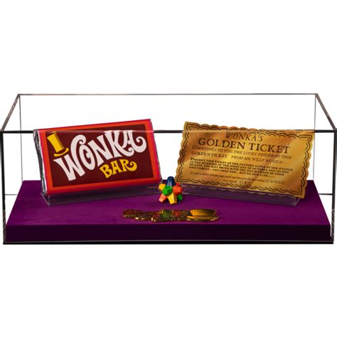 Willy Wonka & the Chocolate Factory - Golden Ticket, Wonka Bar & Everlasting Gobstopper Replica ...