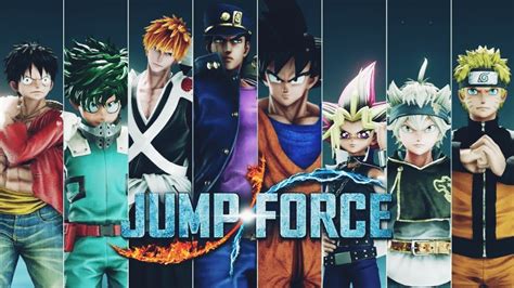 Jump Force All Characters After Story Mode Abdanamah Gaming Youtube