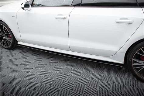 Side Skirts Diffusers Audi S7 A7 S Line C7 FL Gloss Black Our Offer