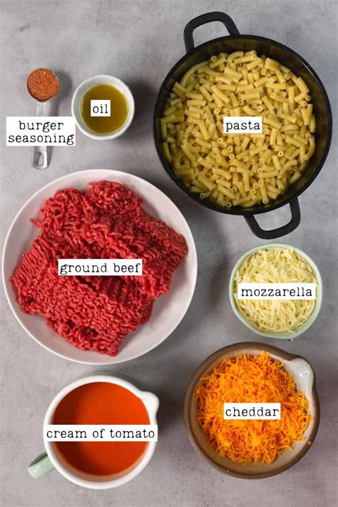 Quick And Easy Hamburger Casserole Alphafoodie