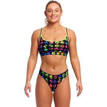 Funkita Sports Bikini Slip Damen Broken Circle Bike